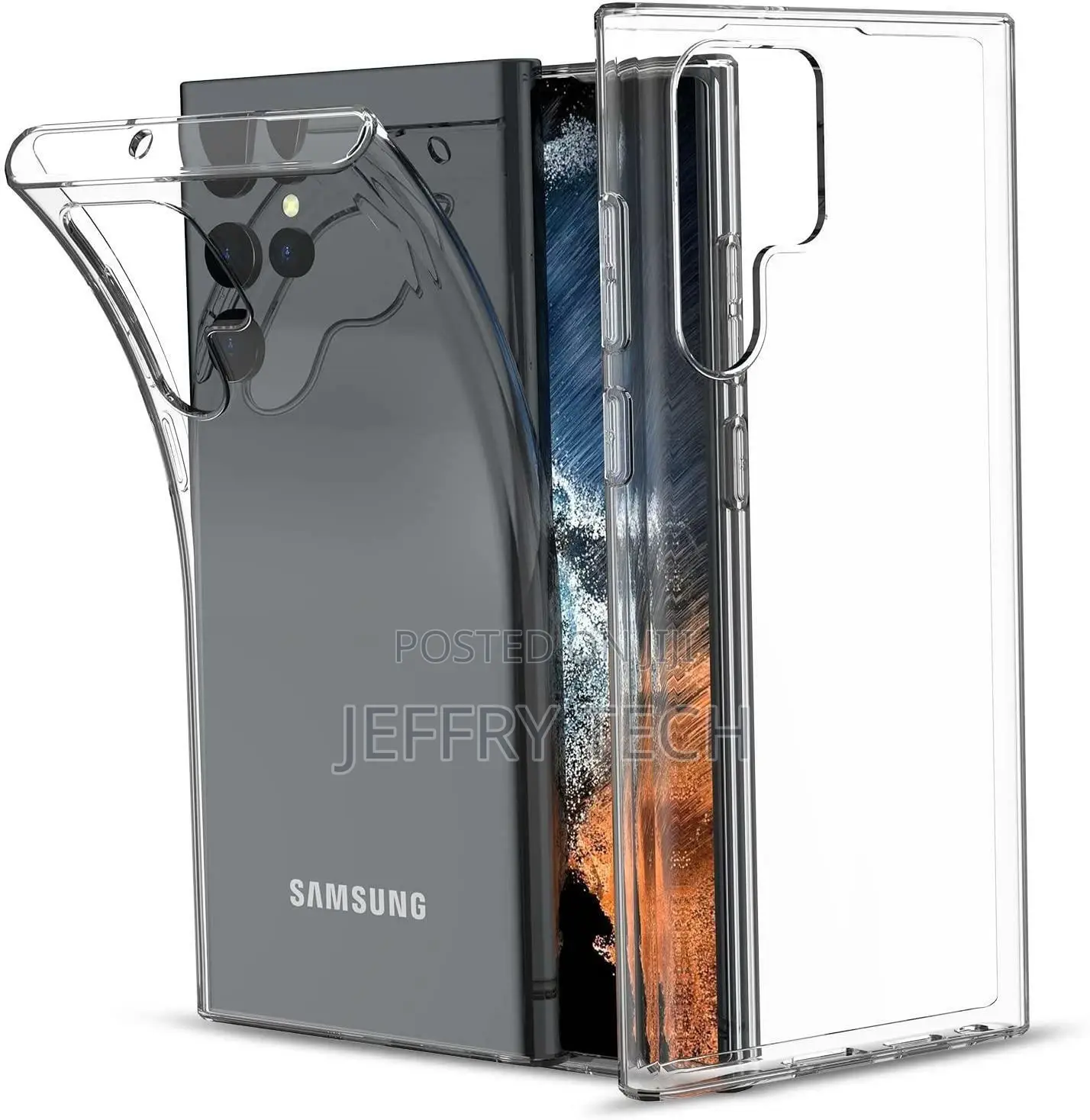 Samsung Galaxy S22 Ultra 5G Case Clear Silicone Gel Shockpro