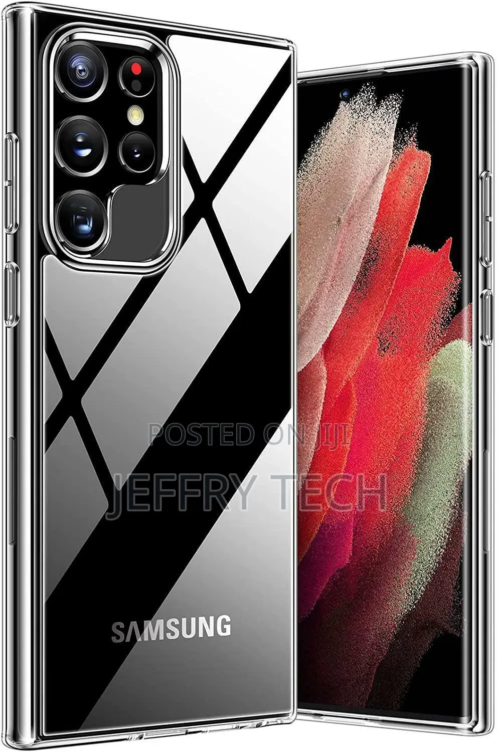 Samsung Galaxy S22 Ultra 5G Case Clear Silicone Gel Shockpro