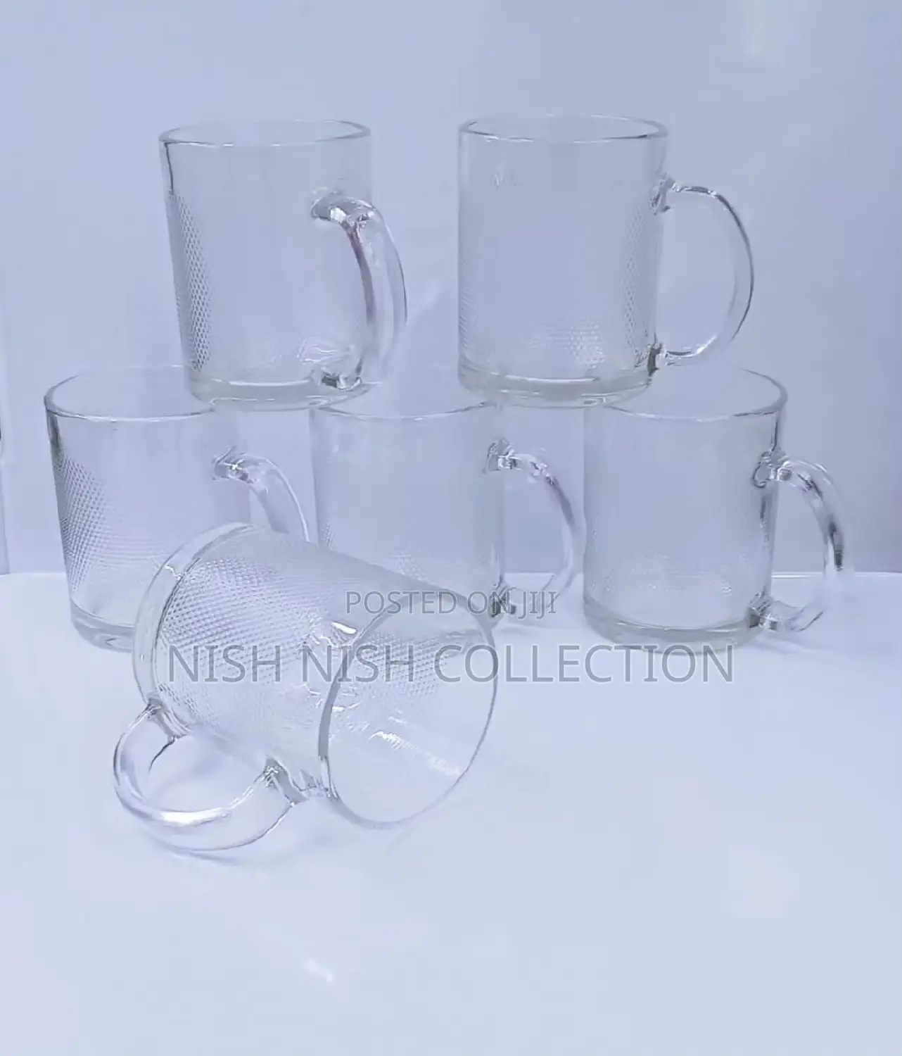 290ml Clear Glass Cups Available 6pcs.