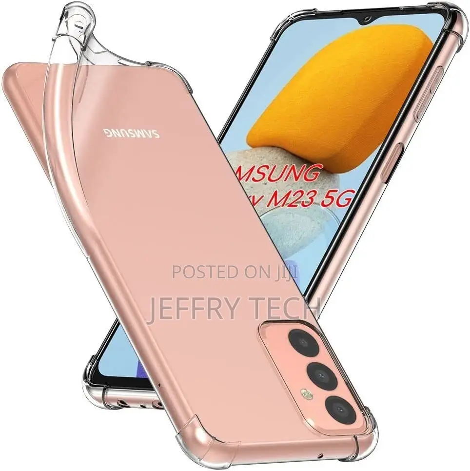Samsung M13 4G M23 5G Case, Slim Clear Gel Phone Cover + T
