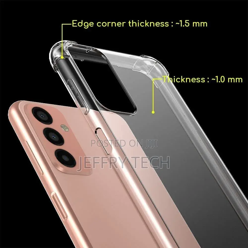 Samsung M13 4G M23 5G Case, Slim Clear Gel Phone Cover + T