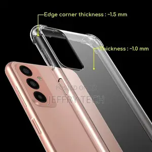 Samsung M13 4G M23 5G Case, Slim Clear Gel Phone Cover + T