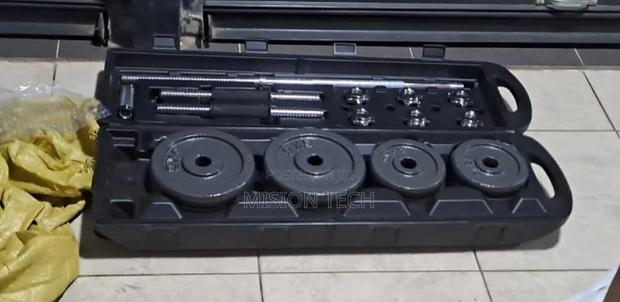 50kg York Barbell and Dumbbell Set – Cast Iron Weightlifting Kit 