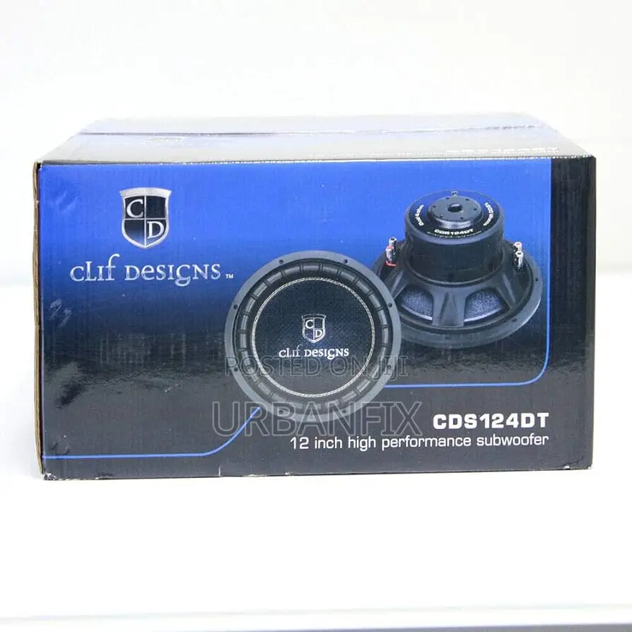 12 Inch 1200 Watts Double Coil Clif Designs Subwoofer