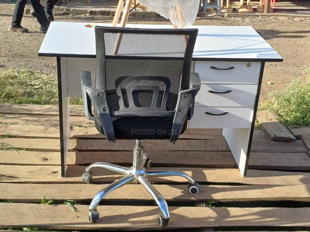 Office Desk and Office Chair - main view