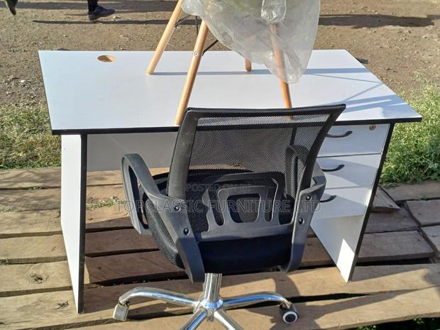 Office Chair and Office Desk