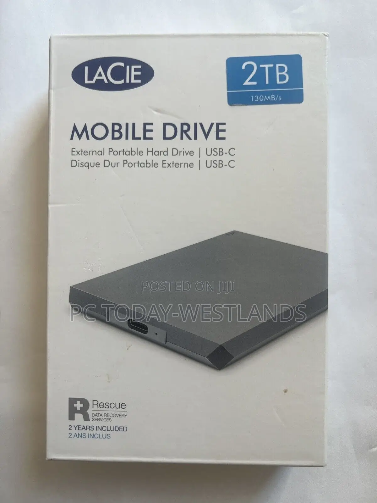 Lacie - Mobile Drive 2TB External USB 3.2 Gen 1 STHG2000402