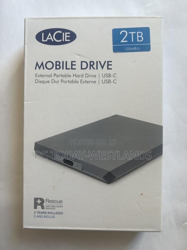 Lacie - Mobile Drive 2TB External USB 3.2 Gen 1 STHG2000402 - main view