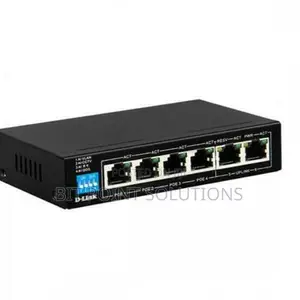 D-Link 6port Switch With 4poe , 2uplink Ports (Dgs-F1006p-E