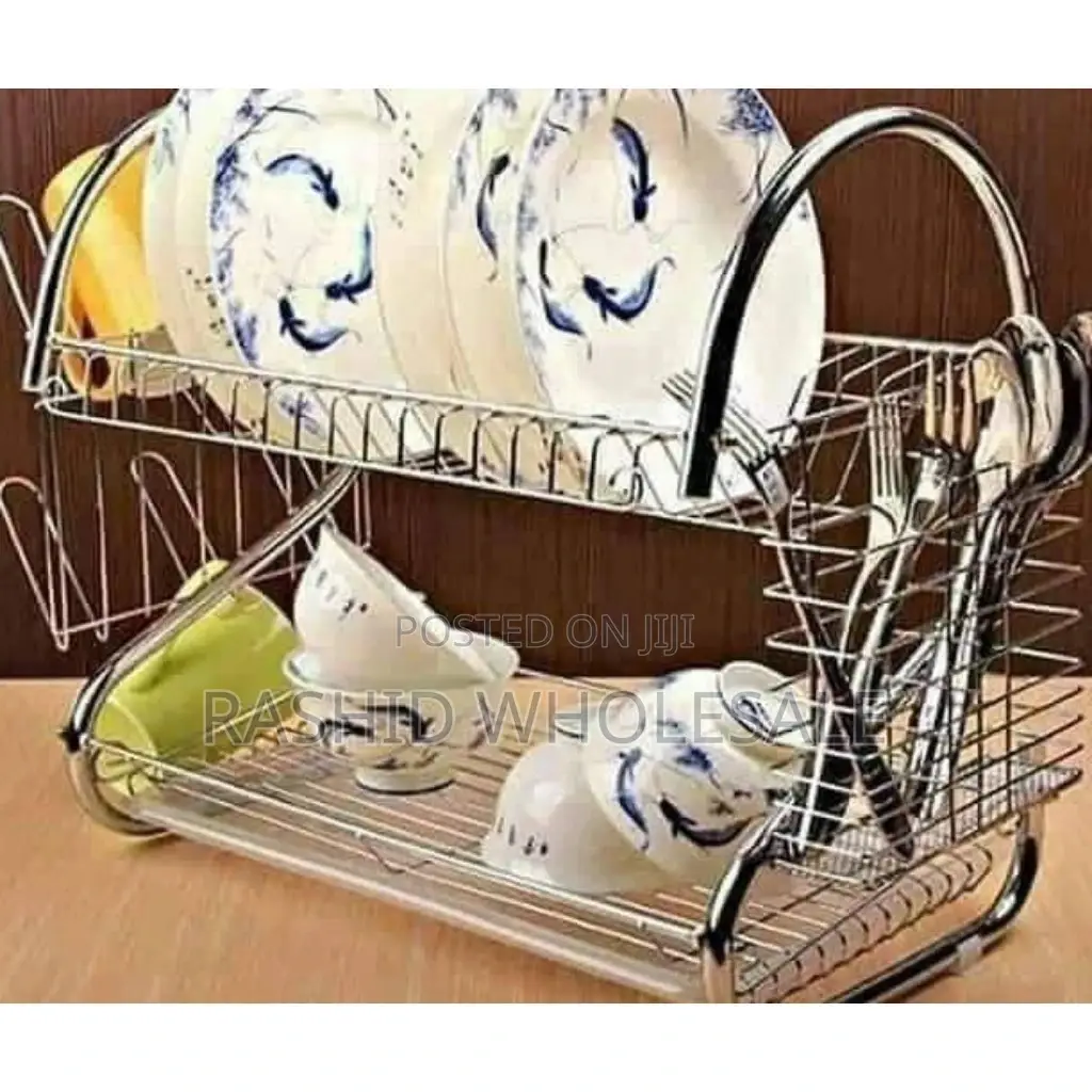 Double Layer Stainless Dish Rack