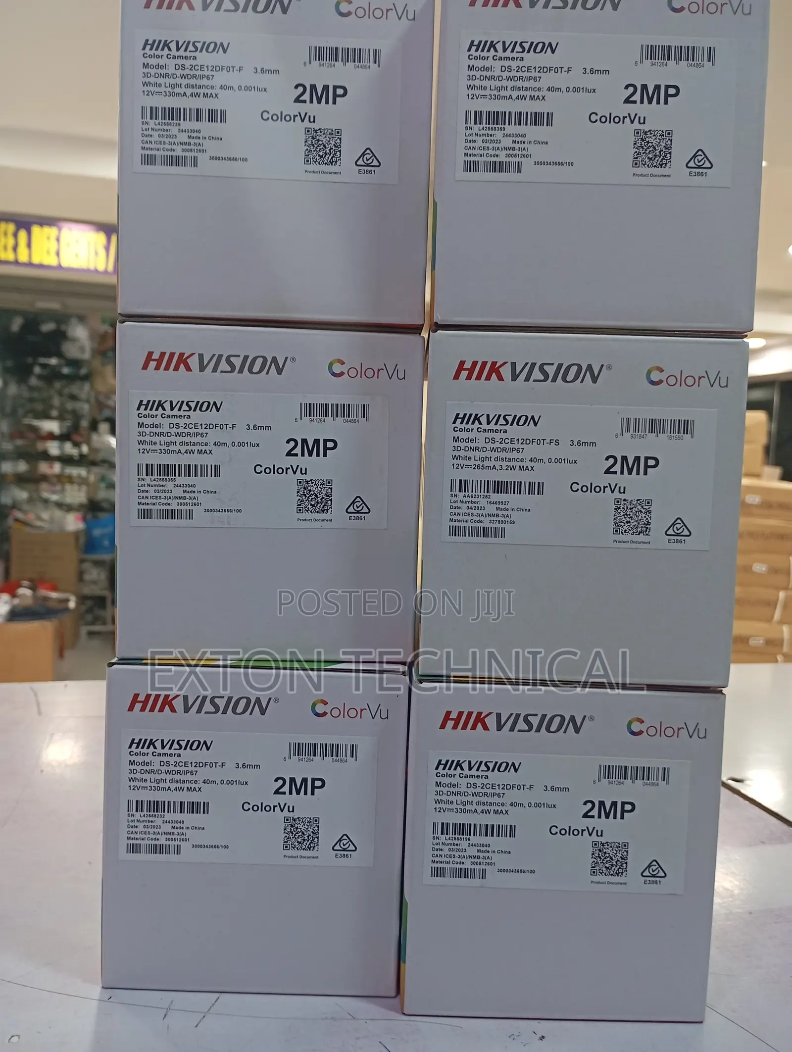 3.6mm Hikvision Bullet 40m Bullet Camera