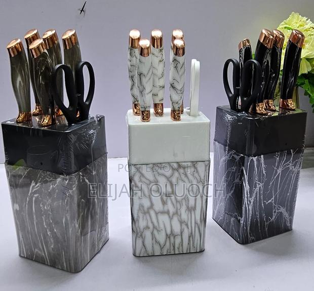 Marble Knife Set