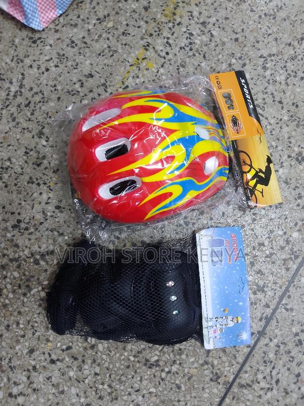 Skating Helmet and Guards for Skating and Cycling
