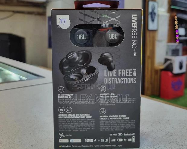 Live Free Nc +Tws JBL Wireless Earbuds Black - thumbnail 2