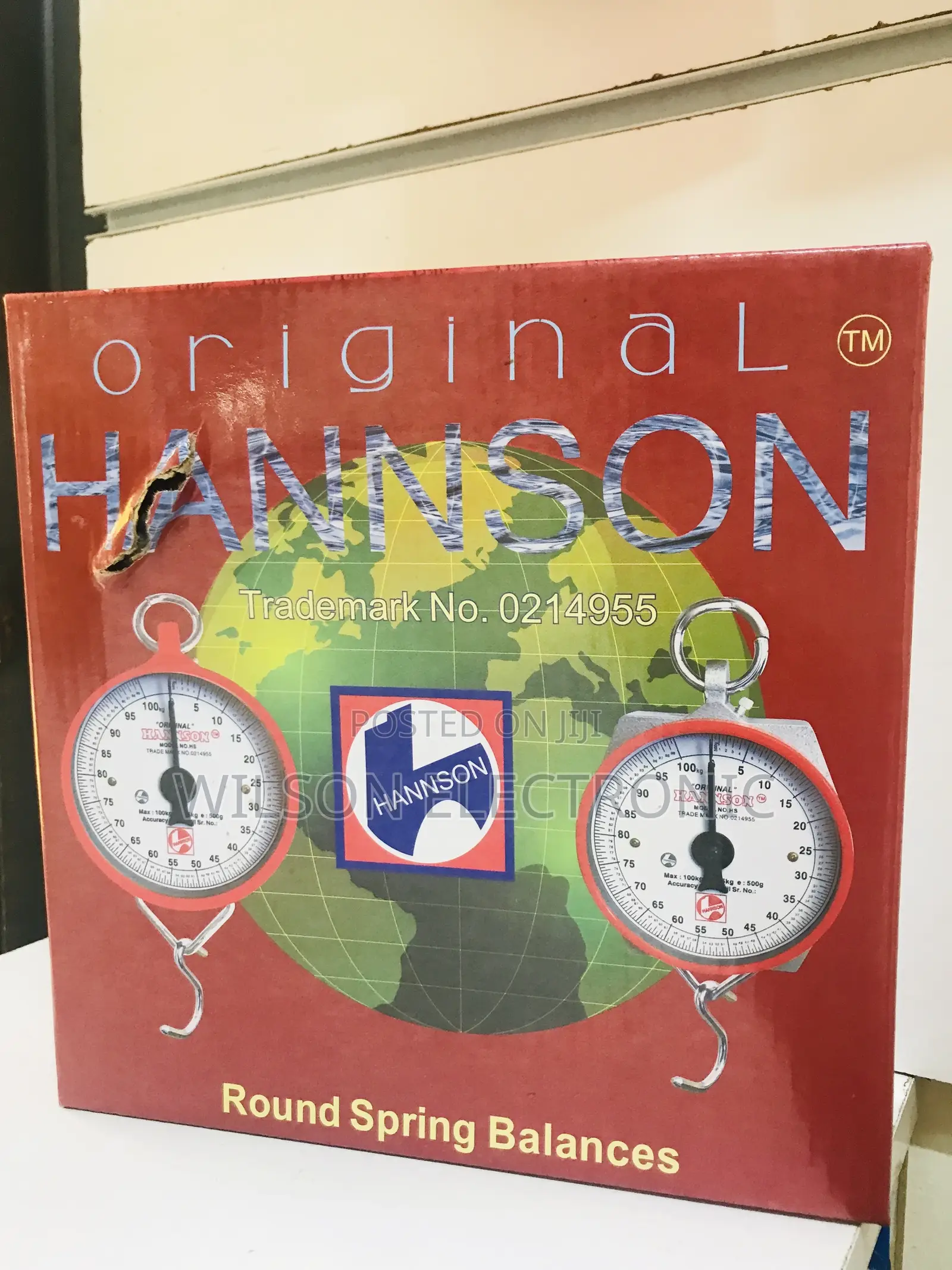 HANNSON Weighing Scale. 100/150kg