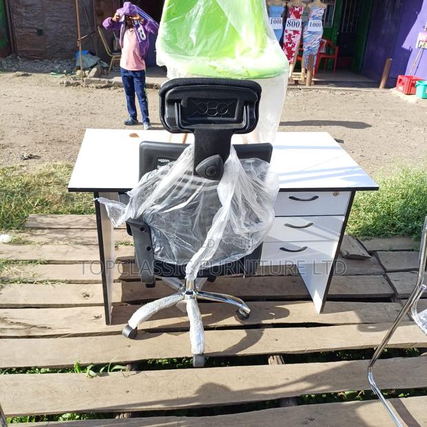 Office Desk+Headrest Chair