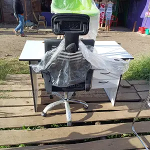 Office Desk+Headrest Chair