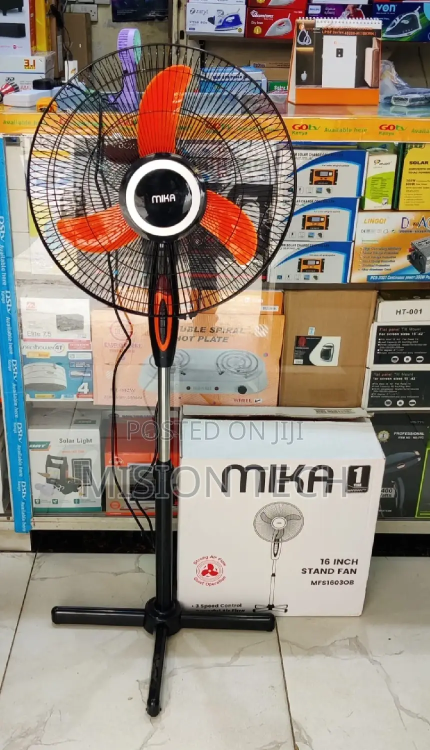 *Mika Stand Fan 16" Mika Standing Fan