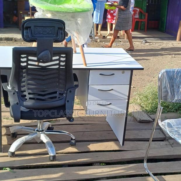 Office Desk+Headrest Chair