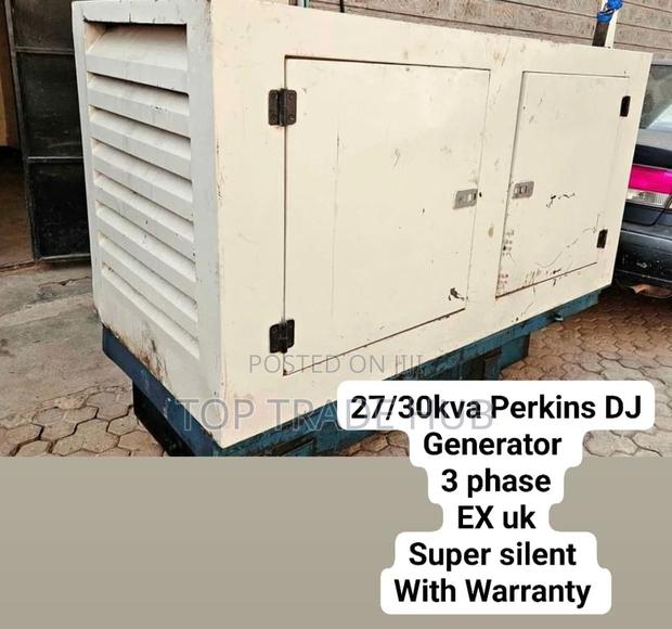 Perkins Generator 30kva 3phase Ex-Uksuper Silent - main view