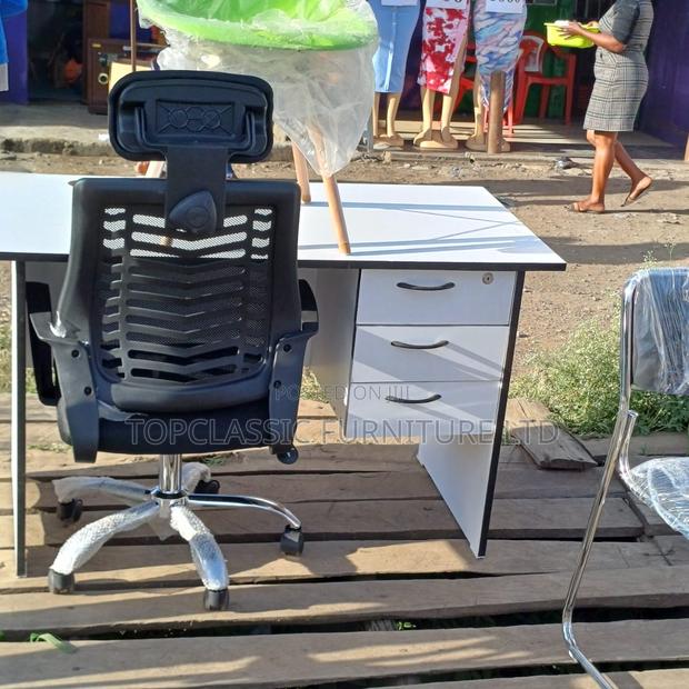 Office Desk+Headrest Chair