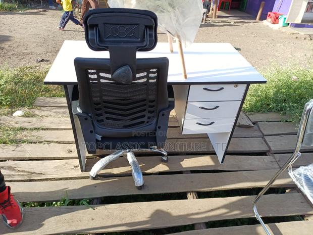 Office Desk+Headrest Chair