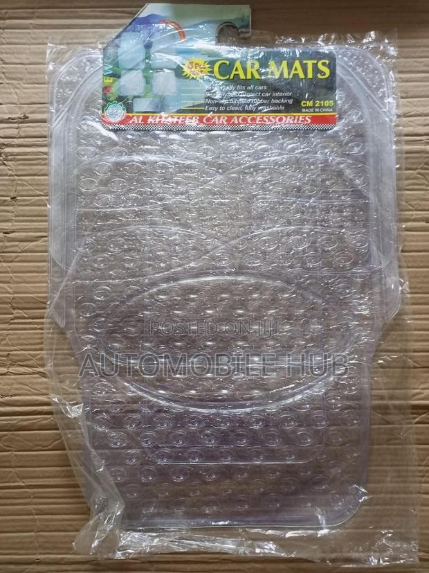 Five Seater Clear Floor Mats 5pcs - thumbnail 2