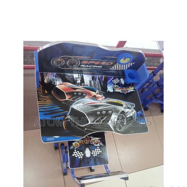 Blue Speed Racing Blue Kids Tables Desk - main view