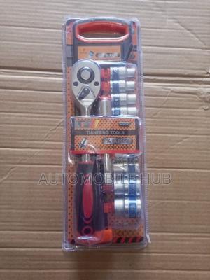 12piece 1/2 Sleeve Socket Set Chrome Vanadium - thumbnail 2