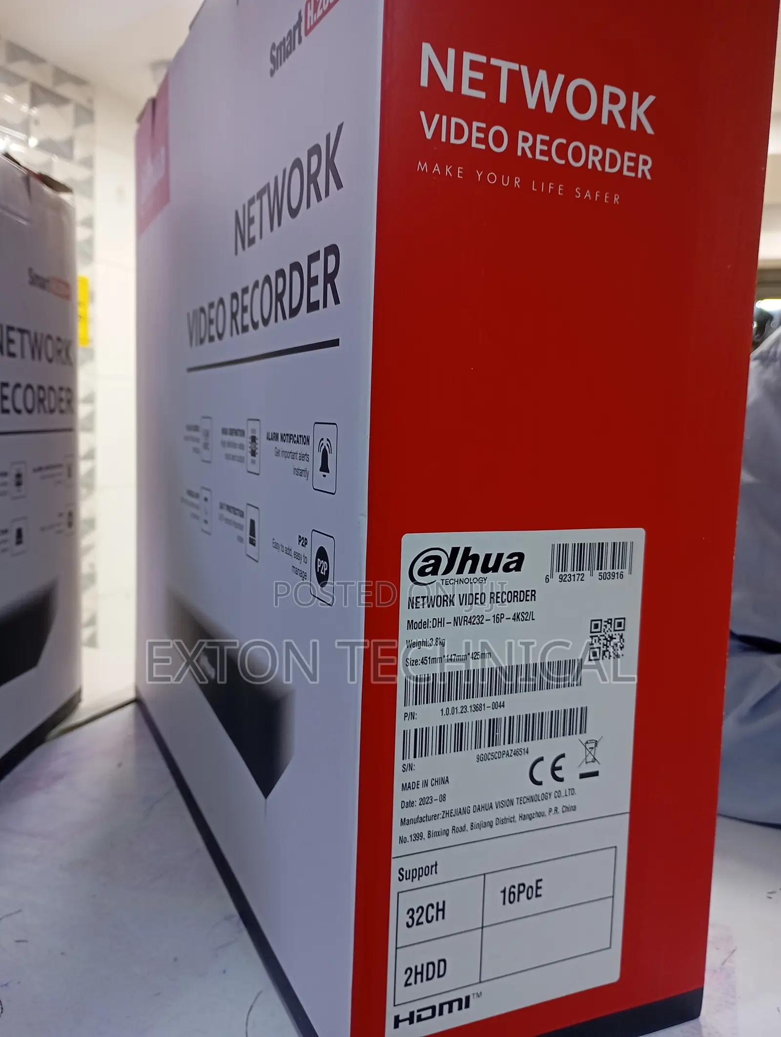 Dahua NVR 32channel/16p