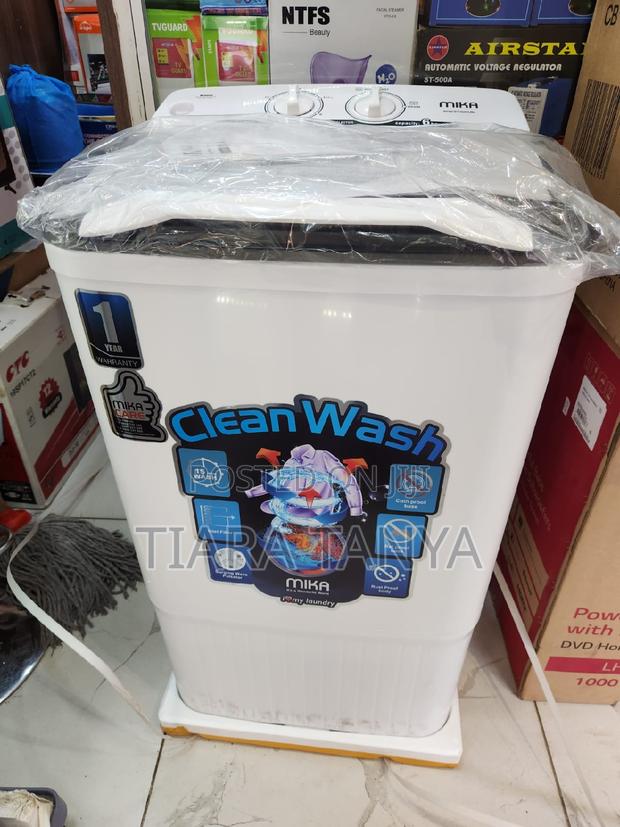 Washing Machine, 6kg, Semi Automatic, Single Tubwhite Grey - thumbnail 3