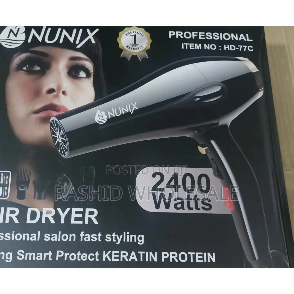 Hair Dyer With Accessories