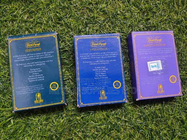 Trivial Pursuit Game W/Game Leisure,Genus National Edition - main view