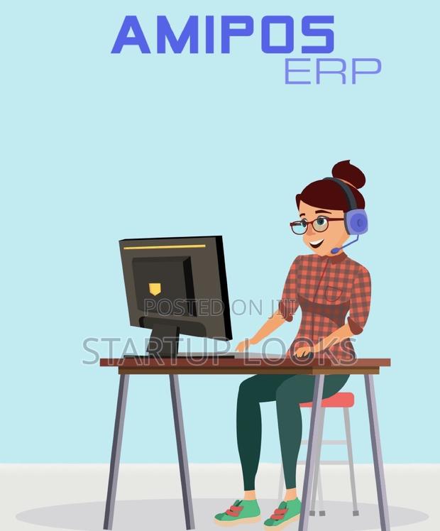 Amipos ERP System - main view