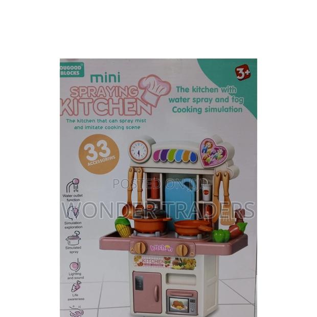 *Mini Spraying Kitchen Play Set-* - main view