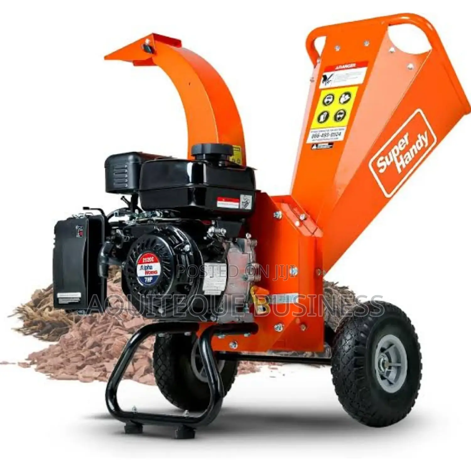 Wood Chipper Machine. Honda