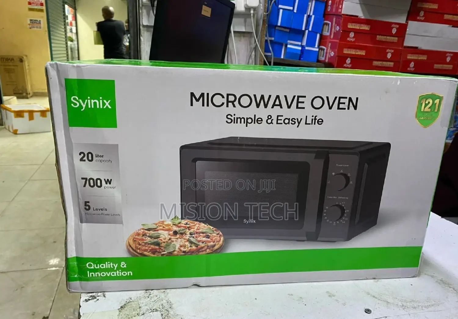 Syinix 700watts Manual Microwave 20L Model MW720-05M