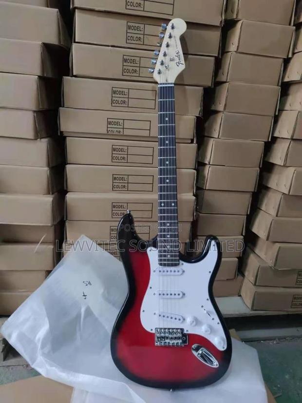 Fender Red White Guitar