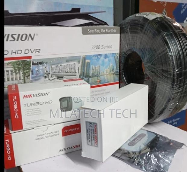 Hikvision 4 CCTV Cameras Complete Kit - 1080p (2MP) Camera - main view