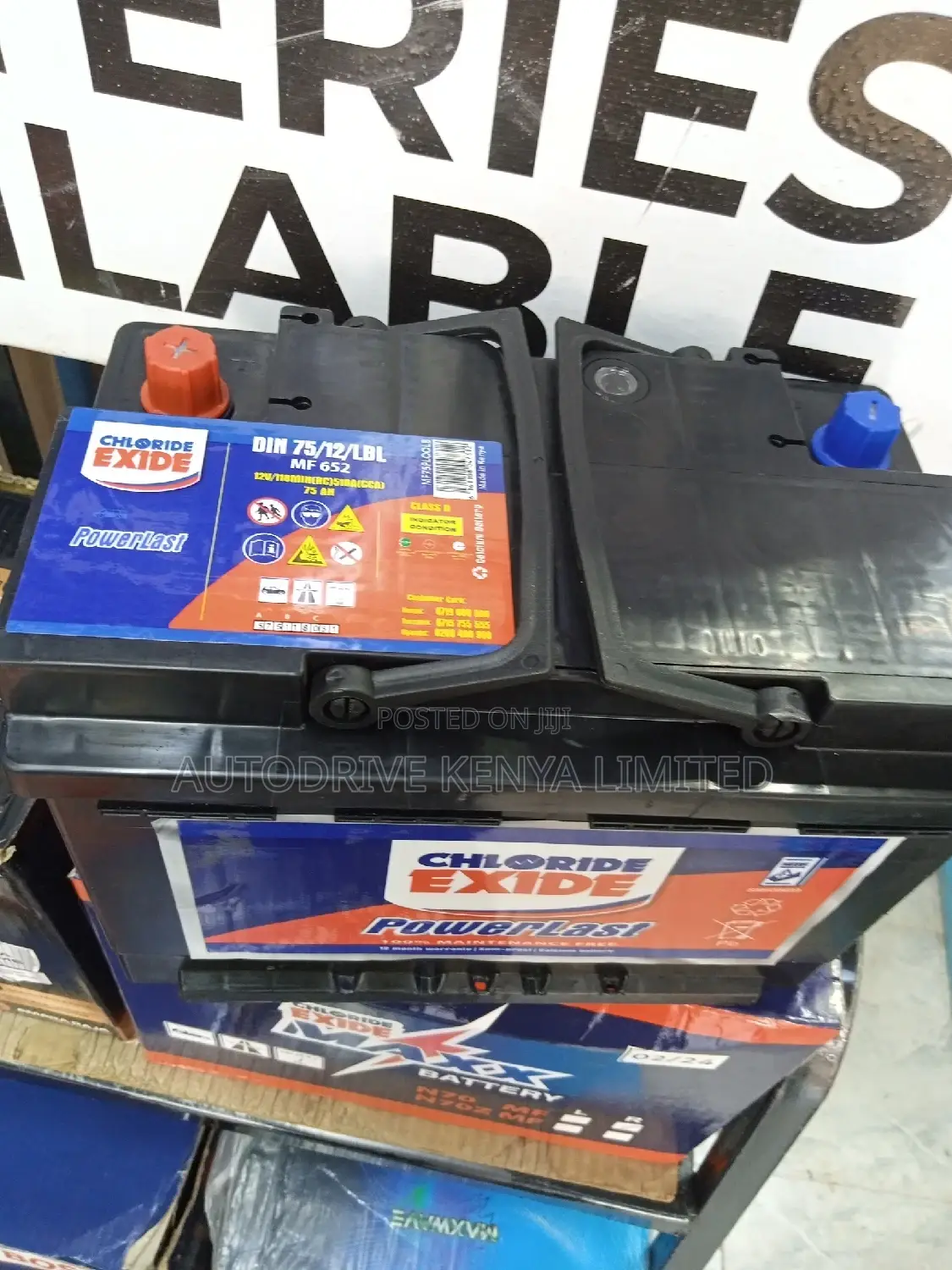 DIN75L Chloride Exide Powerlast