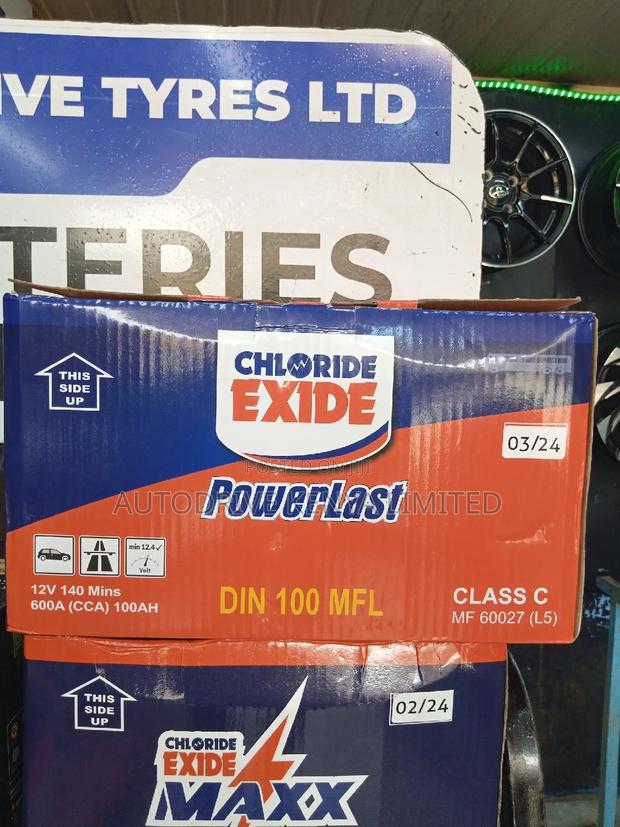 DIN100L Chloride Exide Powerlast