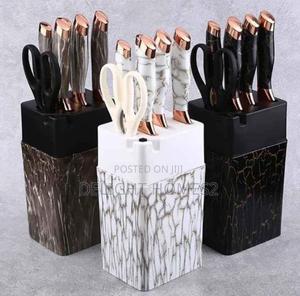 7pc Marble Profile Knife Set - thumbnail 2