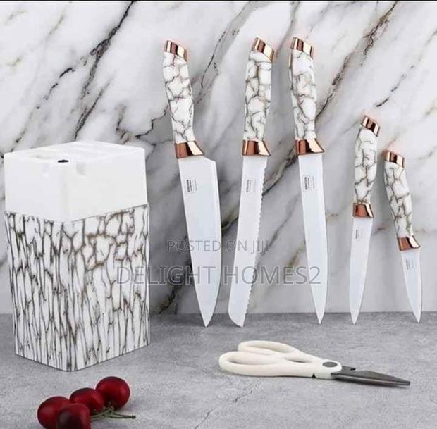 7pc Marble Profile Knife Set - thumbnail 3
