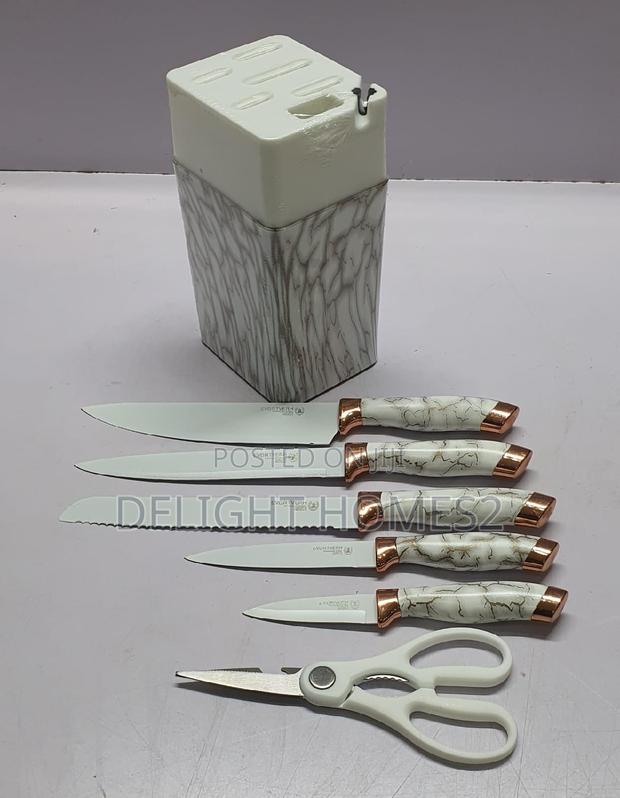 7pc Marble Profile Knife Set - thumbnail 4