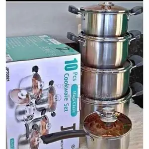 10 PCS Stainless Steel Cookware