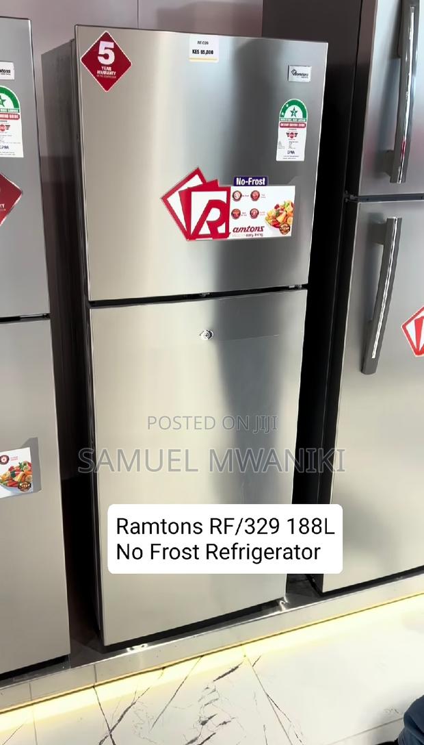 Ramtons 188 Litres Double Door No Frost Fridge Rf/329