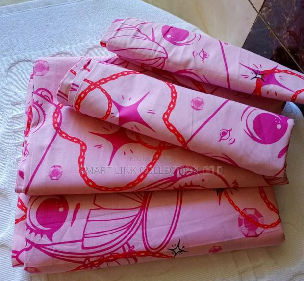 *4pc Kids Cartoon Cotton Bedsheets* - thumbnail 2
