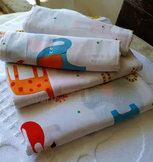 *4pc Kids Cartoon Cotton Bedsheets*