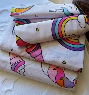 *4pc Kids Cartoon Cotton Bedsheets*