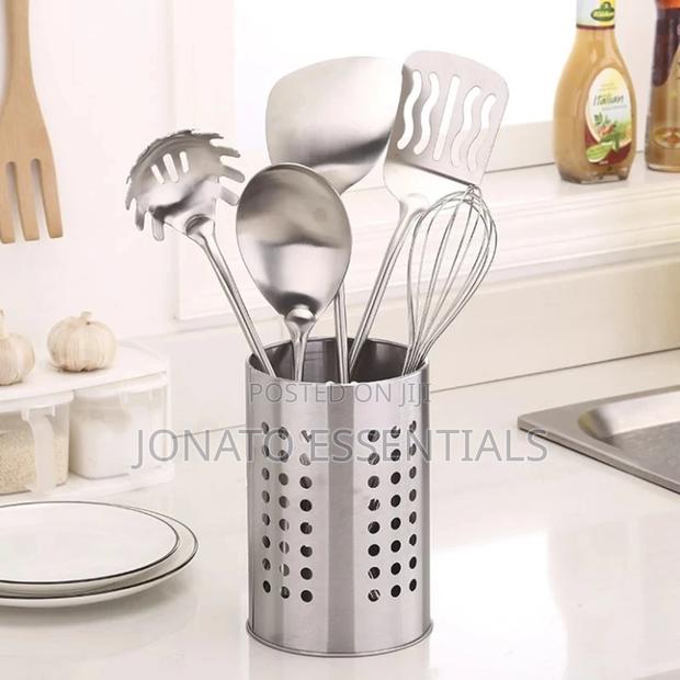 Stainless Steel Cutlery Holder - thumbnail 2